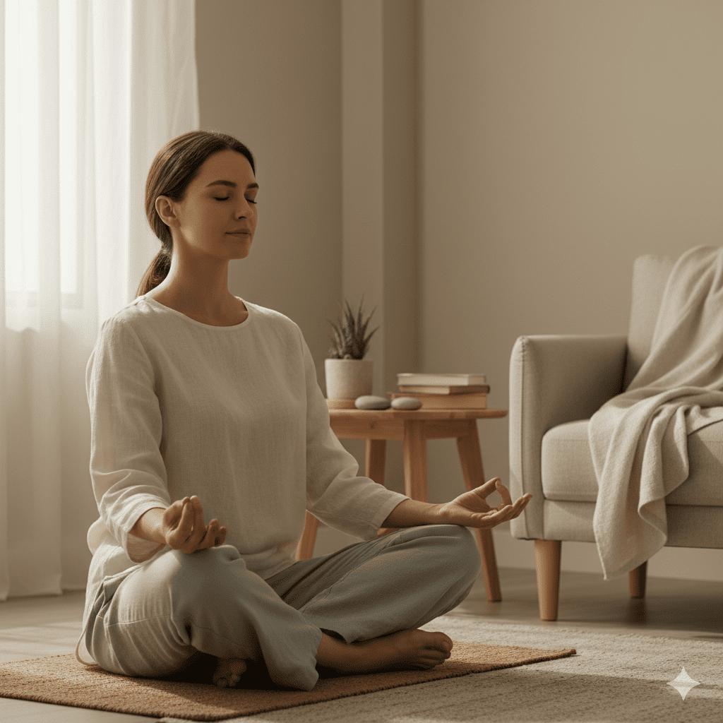 reduce stress naturally at home with simple daily habits